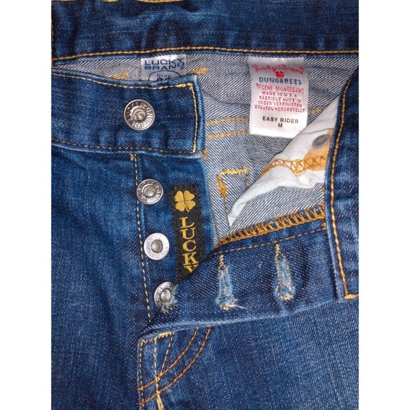 Lucky Brand Denim - LUCKY BRAND | Women's Button Fly Dungaree Denim Jeans | 99% Cotton | Size 24 (M)